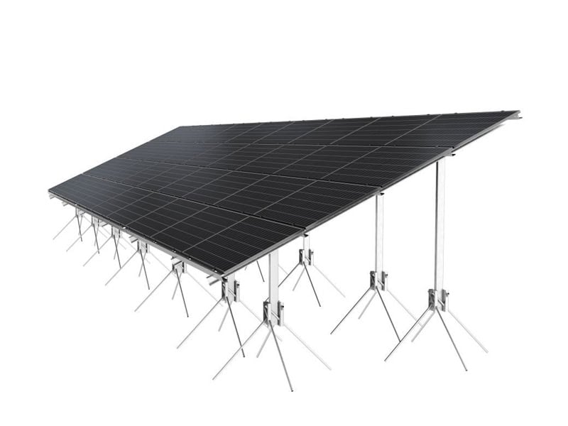 Sisteme „Quattro” 2 Sisteme montaj panouri fotovoltaice la sol Quattro 003