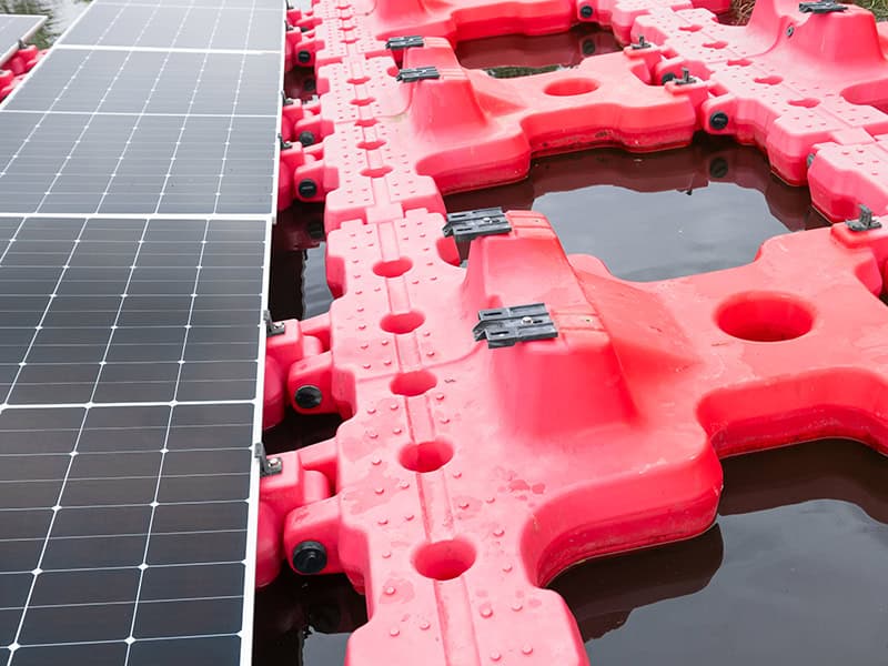 Structuri Fotovoltaice Flotante 2 Structuri fotovoltaice flotante HDPE